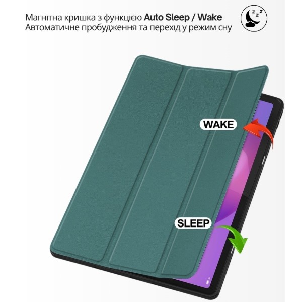 Фото - Чехол для планшета BeCover Flexible TPU Mate с креплением for Lenovo Idea Tab/K11 (2nd Gen) TB336/Xiaoxin Pad (2025) 11" Dark Green (715632)